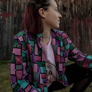 Multicolor Allison Daley Blouse - Size M (Vintage)